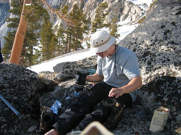 Steve with Jetboil